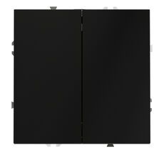 Выключатель с самовозвратом встраиваемый VOLTUM S70 двухклавишный 10А VLS020608