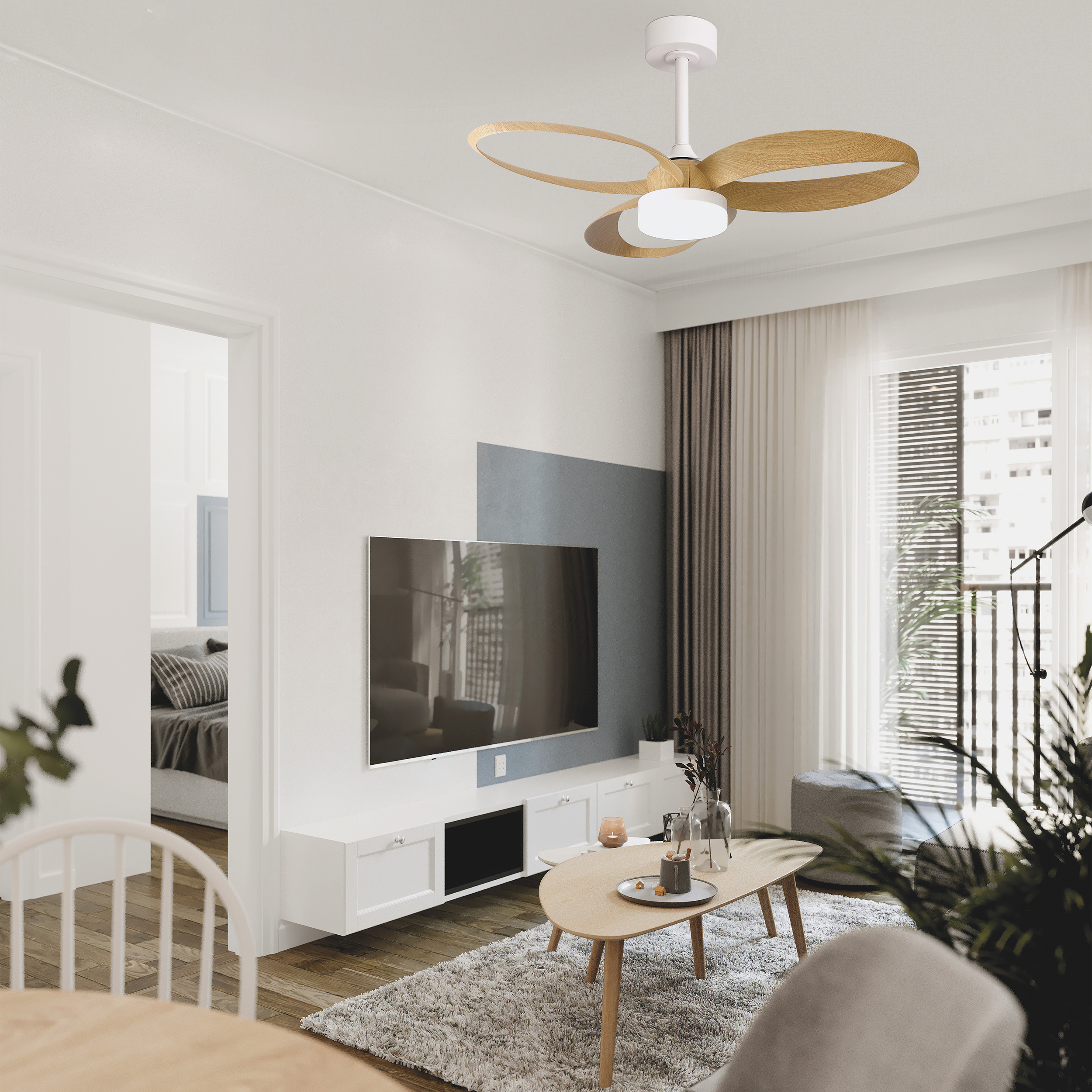 Люстра потолочная-вентилятор Mantra INFINITY FAN 8702_MN