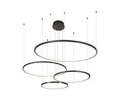 Подвесная люстра NewPort LOREN 15104/S black glossy_NP