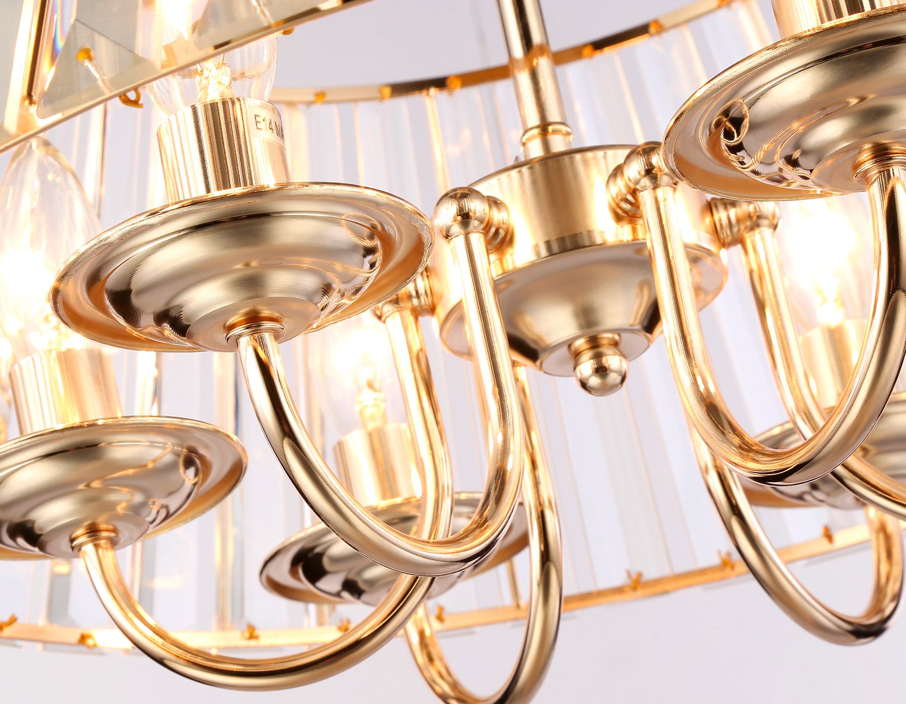 Подвесная люстра Ambrella light с хрусталем Traditional TR5039_AMB