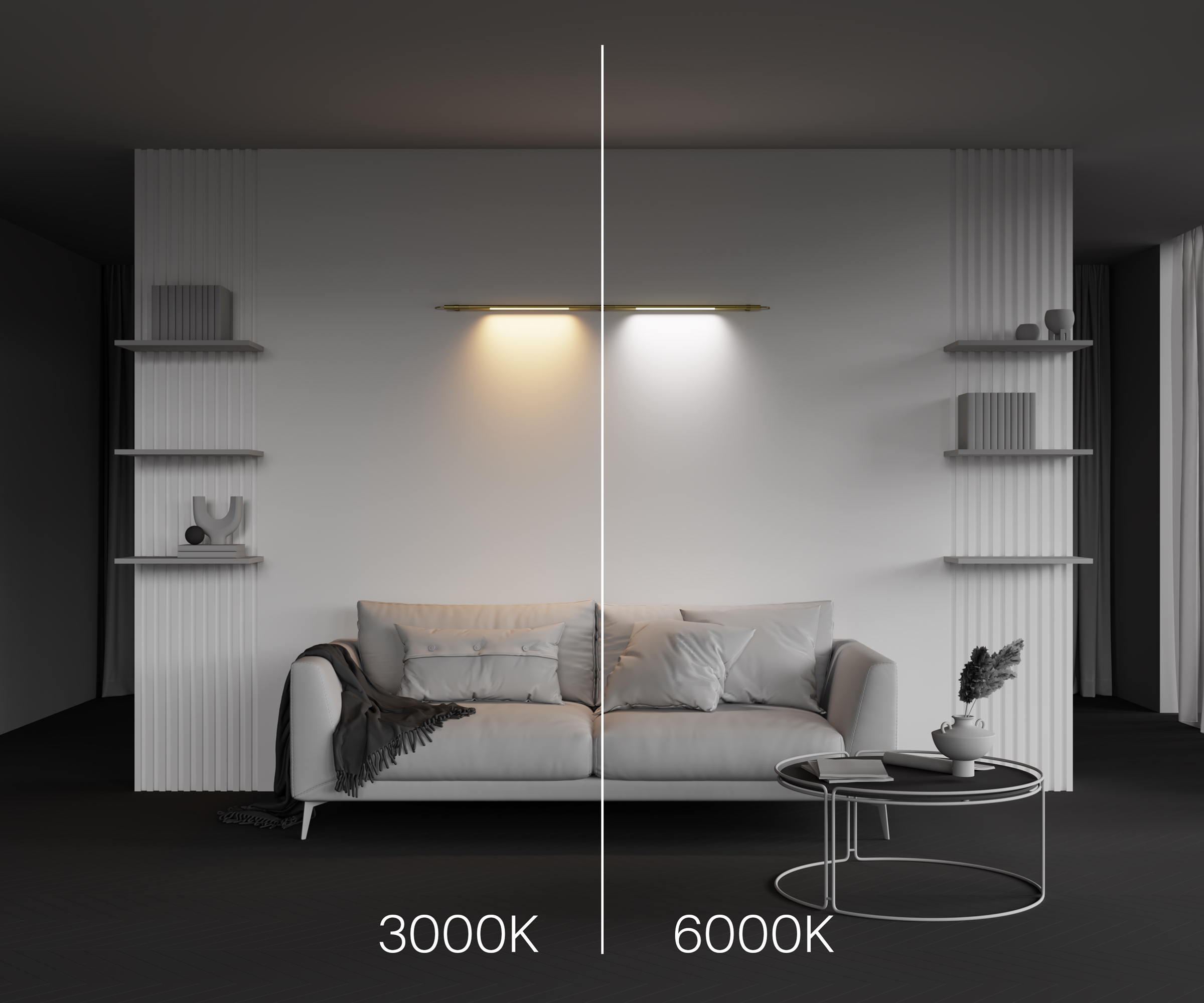 Трековый светильник Axity Maytoni Basis C100CL-L500-12W3-6K-BS_MY