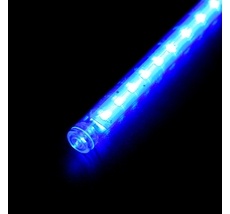 Гирлянда Тающие Сосульки 10шт по 80см, 12В, 720 Бело-Синих Светодиодов, Провод Черный ПВХ, IP55 CCL720-11-3BW