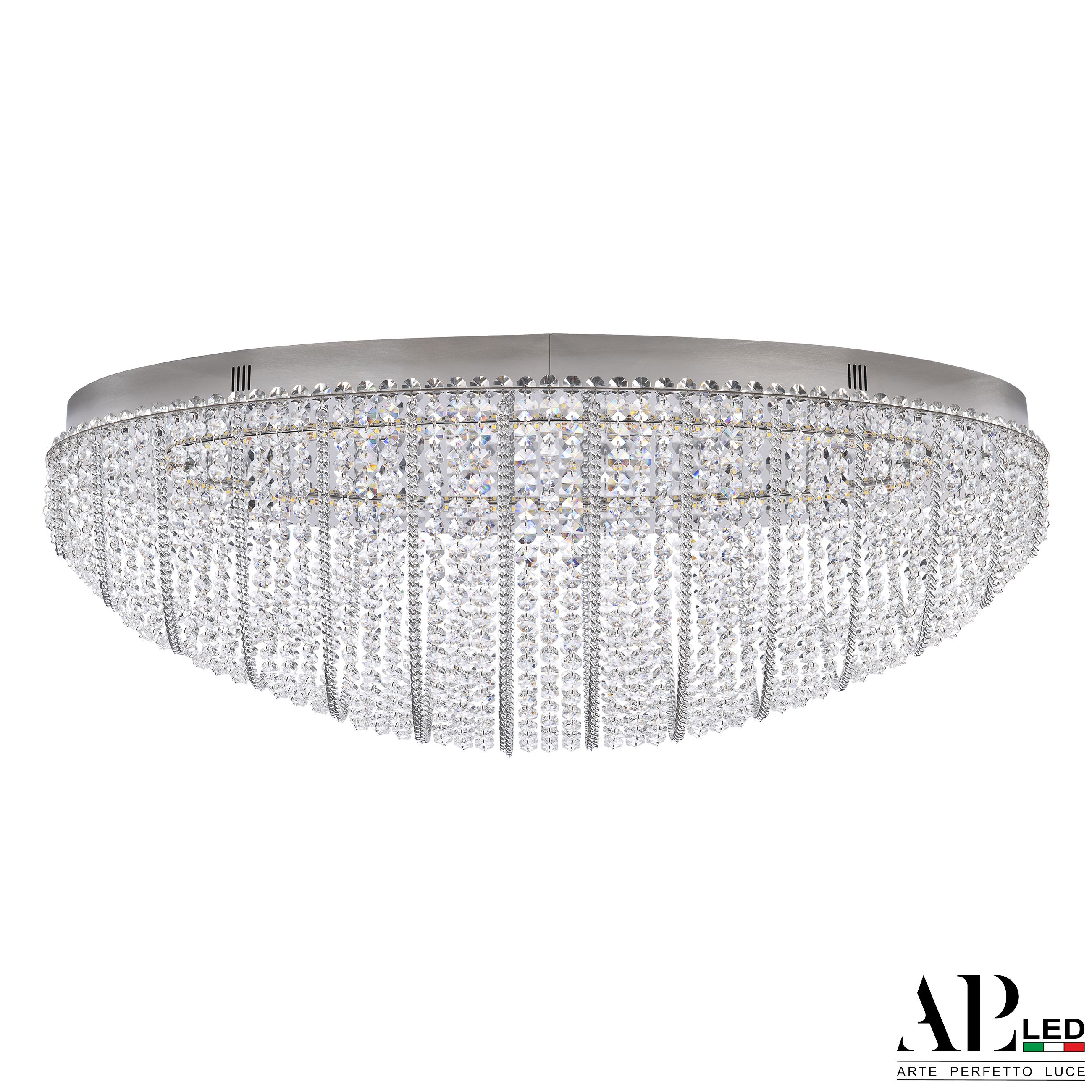 Хрустальная люстра APL LED Sicilia SH508.2.80.M.Ni.4000