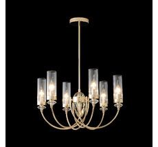 Подвесная люстра на штанге Crystal Lux SECRET SP6 GOLD_CR