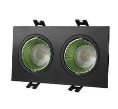 Встраиваемый светильник Denkirs DK3072-BK+GR