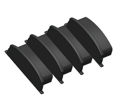 Заглушка для накладного гибкого алюминиевого профиля GP1600 комплект 4шт Ambrella Light ILLUMINATION GP8210_AMB