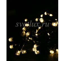 Светодиодная нить LEGOLED 100 led, 10м, теплый белый (мерцание) LL100BLW-1-2WW