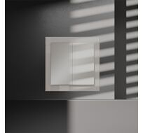 Перекрестный переключатель встраиваемый VOLTUM S70 двухклавишный 10А VLS020503