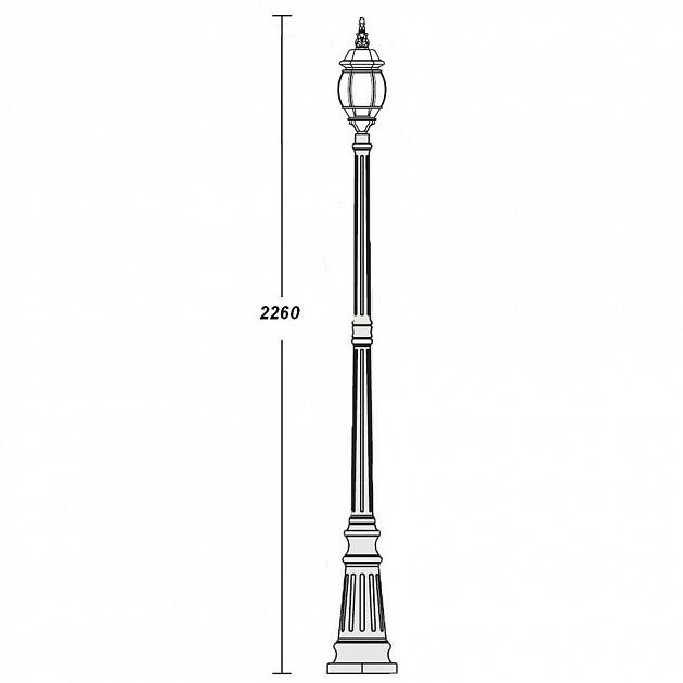Наземный фонарь IP44 Bl Oasis Light 83409S Bl_OL