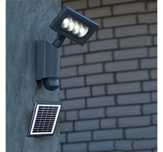 Настенный светильник уличный на солнечной батарее водонепроницаемый ip44 с датчиком движения и освещенности Oasis Light W6101S-PIR SL Gr_OL