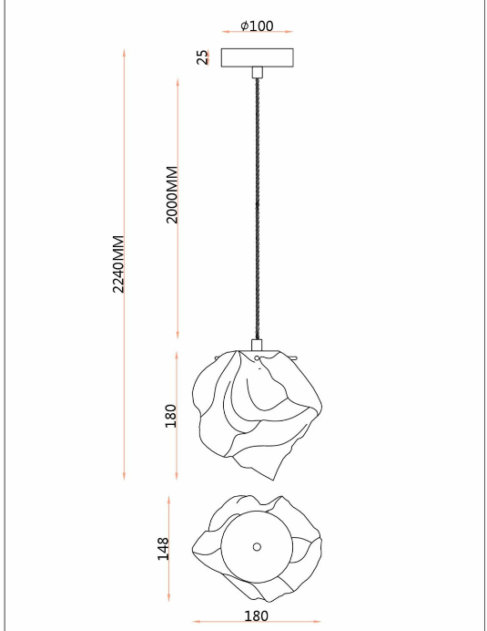 Подвесной светильник ST Luce Portici SL1175.103.01