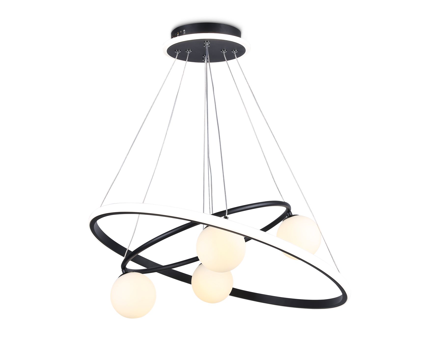 Подвесная люстра и с пультом управления Ambrella Light COMFORT FL66323_AMB