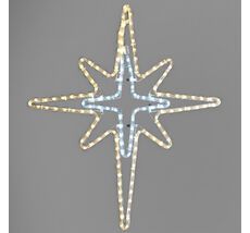 Светодиодная Фигура Полярная Звезда 70 x 60 см Тепло-Белая, IP65 LTC PLR-8-2WW