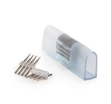 Переходник для одностороннего неона LS001 220V 5050 RGB (10 шт.) PSL-12 a043637_ES