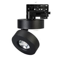 Трековый светильник Arlight трехфазный LGD-MONA-TRACK-4TR-R100-12W Warm3000 (BK, 24 deg) 024996_ARL