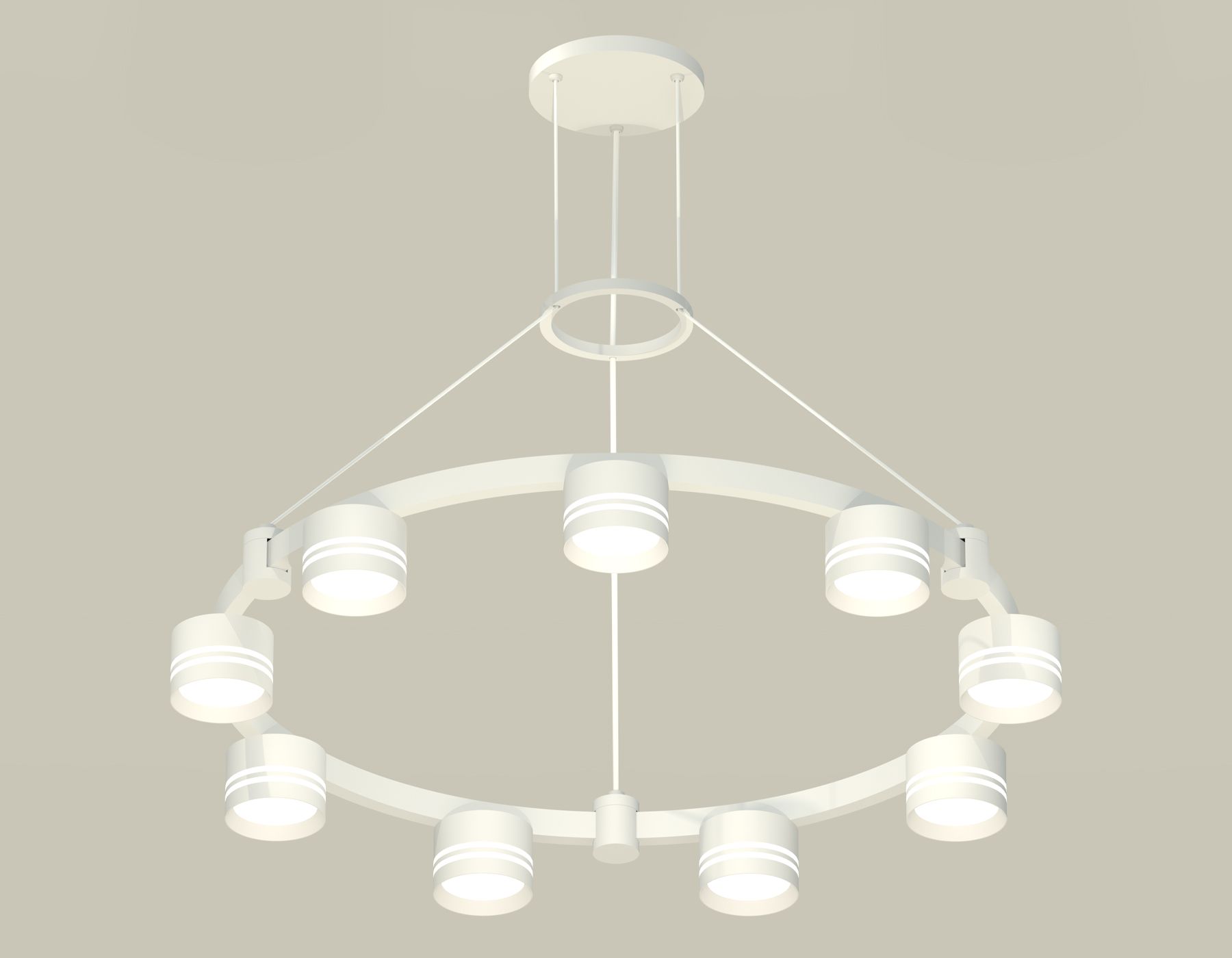 Подвесная люстра Ambrella light с акрилом Techno Ring Traditional DIY XR92031903_AMB