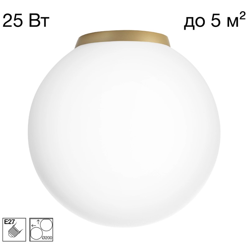 Настенно-потолочный светильник Citilux Ron CL941D20B2