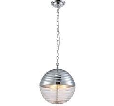 Подвесной светильник Crystallux ANDRES ALBERTO SP3 CHROME/TRANSPARENTE_CR