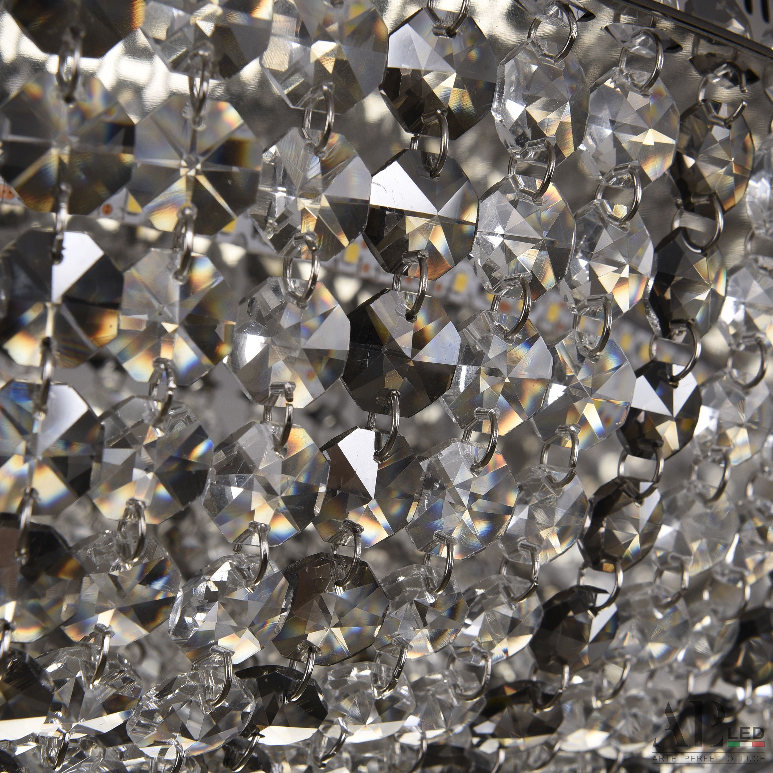 Хрустальная люстра APL LED Sicilia SH610.2.80.R.Ni.4000.Clear.731_BI