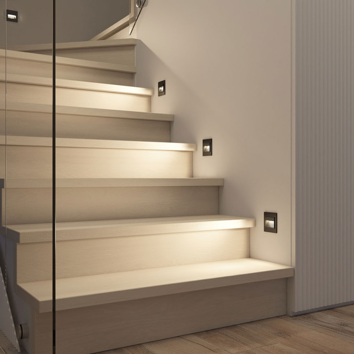 Подсветка ступеней лестницы Denkirs DK3050 DK3050-BK