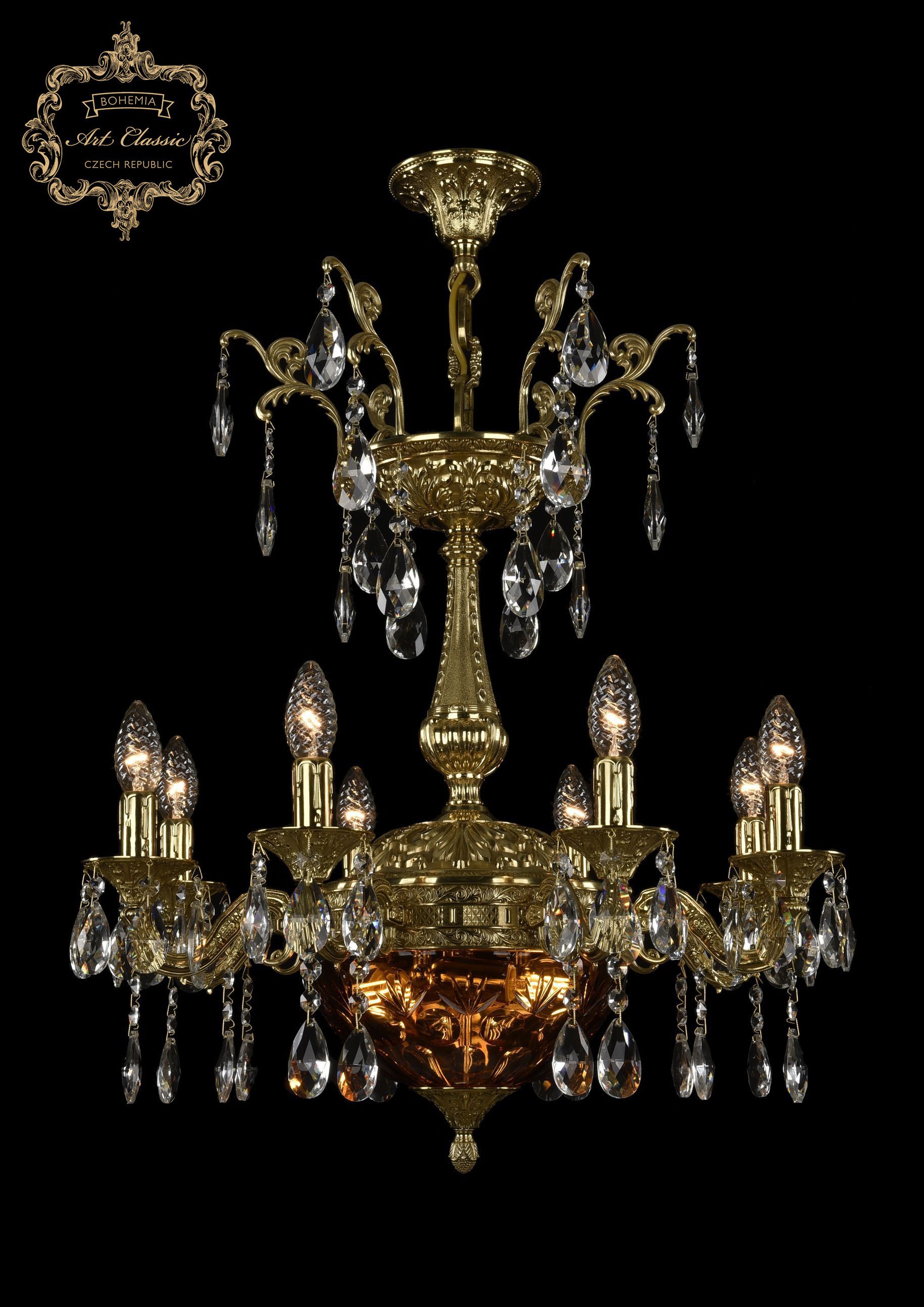 

Хрустальная люстра Bohemia Art Classic 31.19.8.CK125SP.250SP.G.Sp.Amber.1E, 31.19.8.CK125SP.250SP.G.Sp.Amber.1E