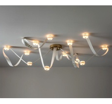 Потолочная люстра белый/латунь Kink Light 08462-12,01(36)_KL