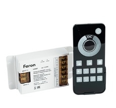 Контроллер диммер для светодиодной ленты с П/У белый Feron 52096_FR