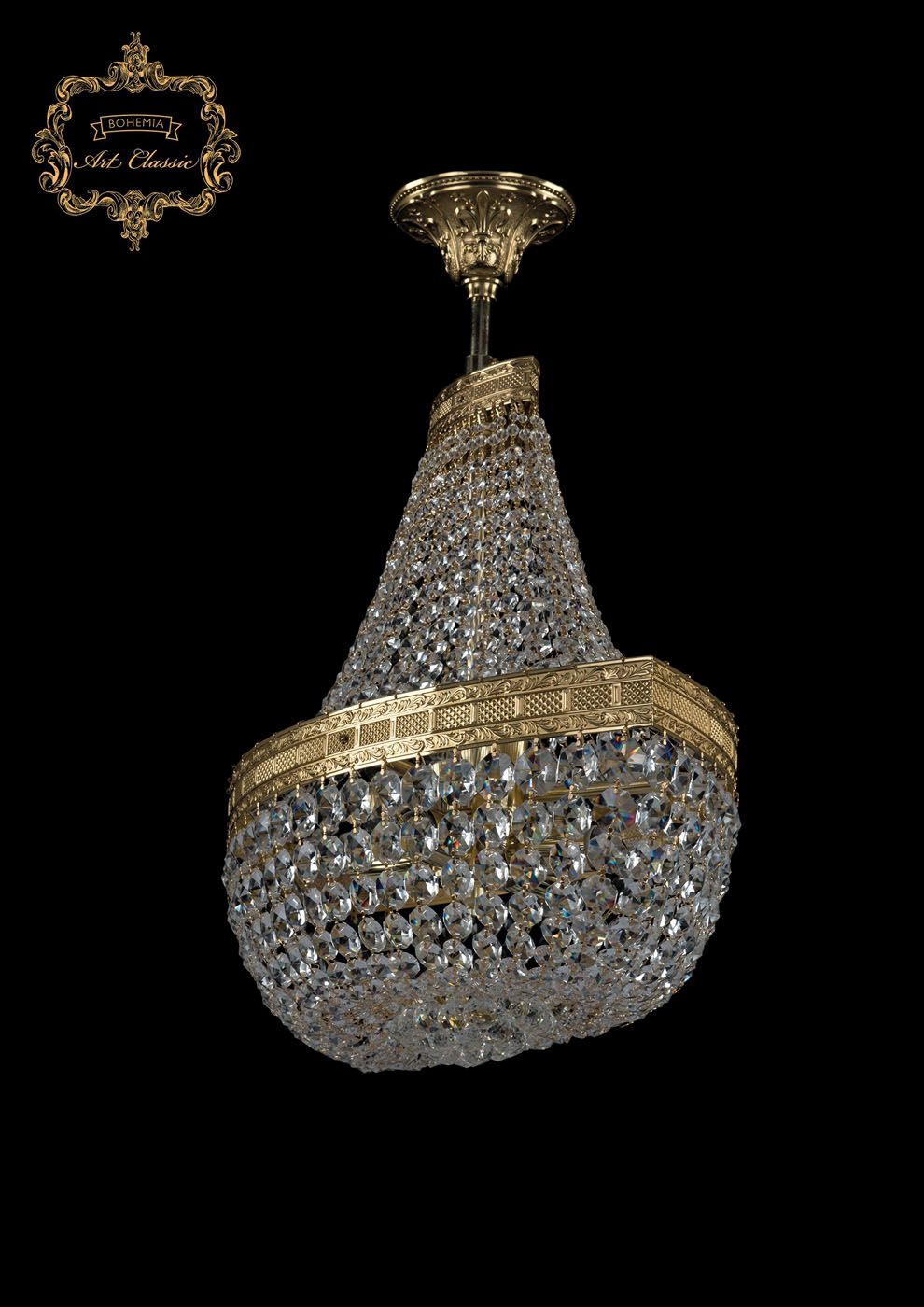 Хрустальная люстра Bohemia Art Classic 21.283.H1.60SP.G_BI
