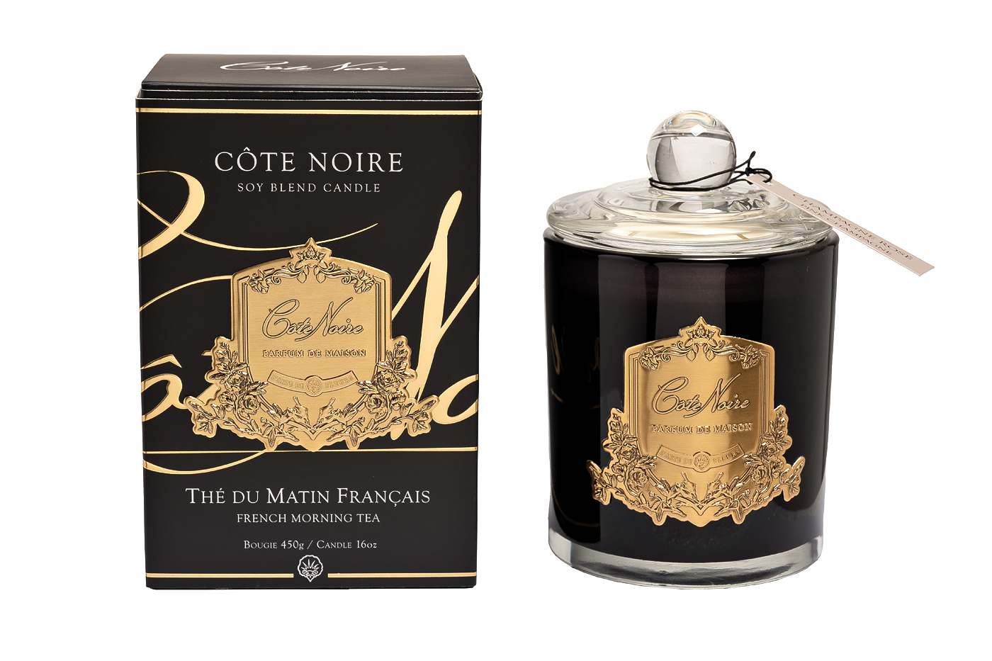 Свеча ароматическая French Morning Tea в стакане 450 гр. Garda Decor 96CN45101