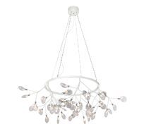 Подвесная люстра Crystallux Evita EVITA SP45 D WHITE/TRANSPARENT_CR