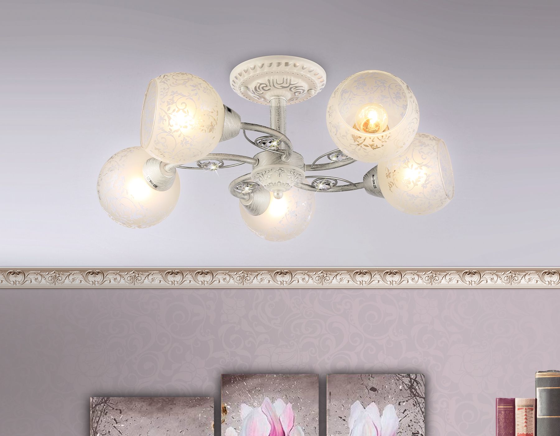 Потолочная люстра Ambrella light Traditional TR3062_AMB