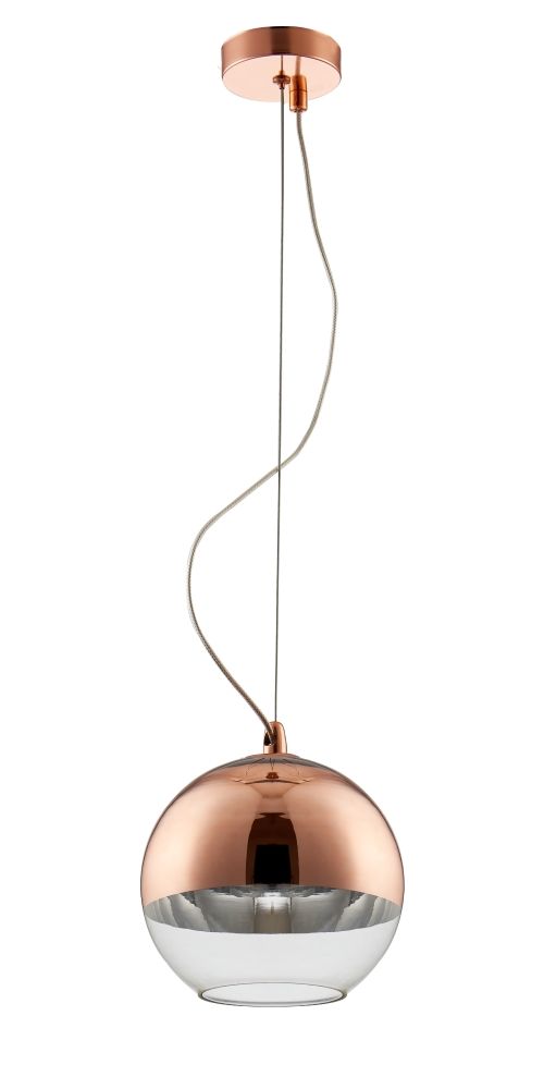 Подвесной светильник Crystallux WOODY COPPER WOODY SP1 D200 COPPER_CR