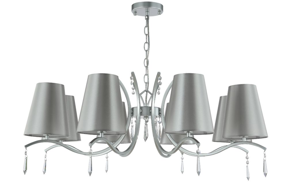 

Подвесная люстра Crystallux RENATA RENATA SP8 SILVER, RENATA SP8 SILVER