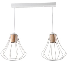 Подвесной светильник Imex MD.9052-2-P-WH+WOOD_IM