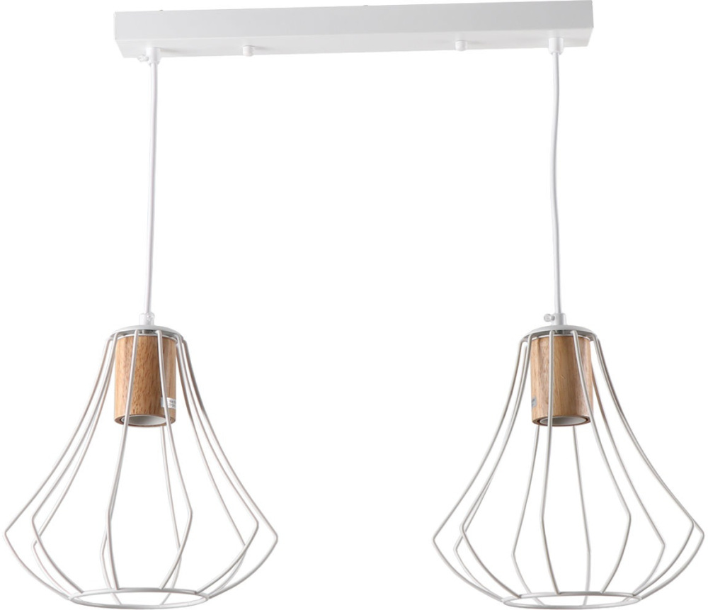 Подвесной светильник Imex MD.9052-2-P-WH+WOOD_IM