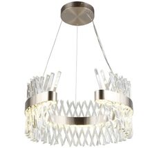 Подвесная люстра хрусталь светодиодная Omnilux OML-99913-62