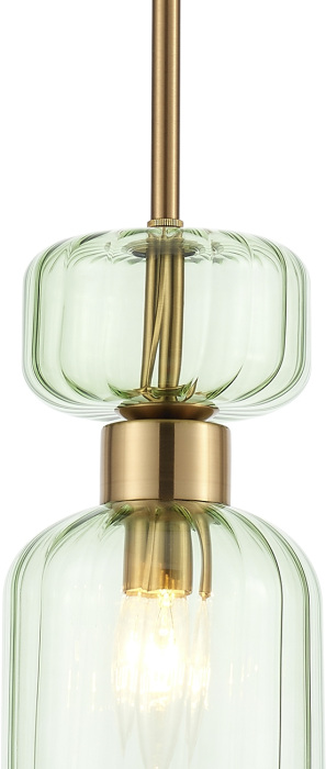 Подвесной светильник 1141/1S E14*60W Antigue copper/Green Escada 1141/1S Green_ESC