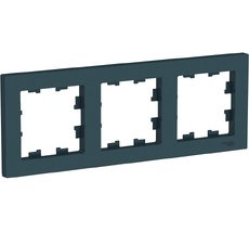 Рамка на 3 поста (изумрудный) Systeme Electric ATN000803