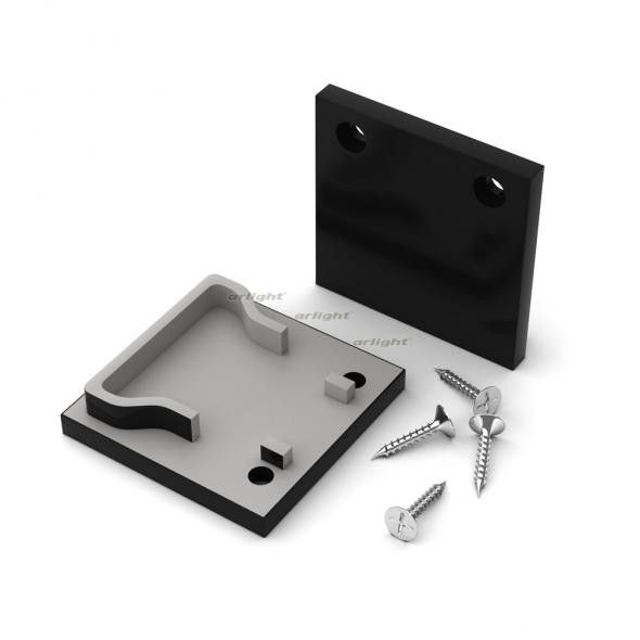 Заглушка 1 шт. SL-LINE-2011M SQUARE BLACK глухая 029180_ARL