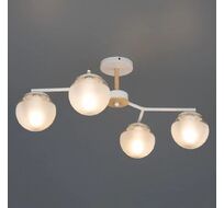 Потолочная люстра на штанге 1130/4PL E27 60W White/Gold Escada 1130/4PL White_ESC