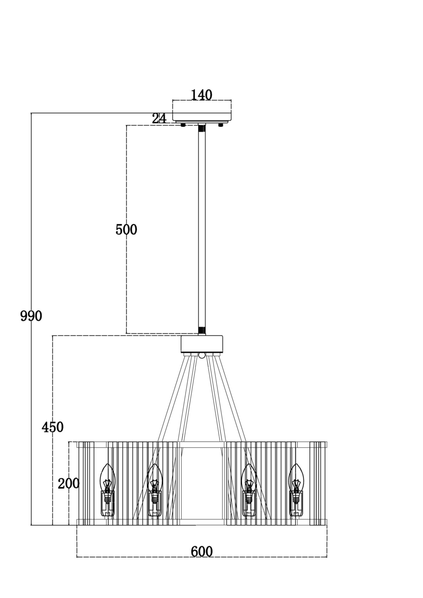 Подвесная люстра Maytoni Solar MOD087PL-06G_MY