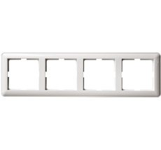 Рамка на 4 поста (белый) Systeme Electric KD-4-18