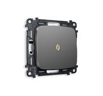 Выключатель одноклавишный с подсветкой Ambrella Volt OMEGA QUANT MO652010_AMB