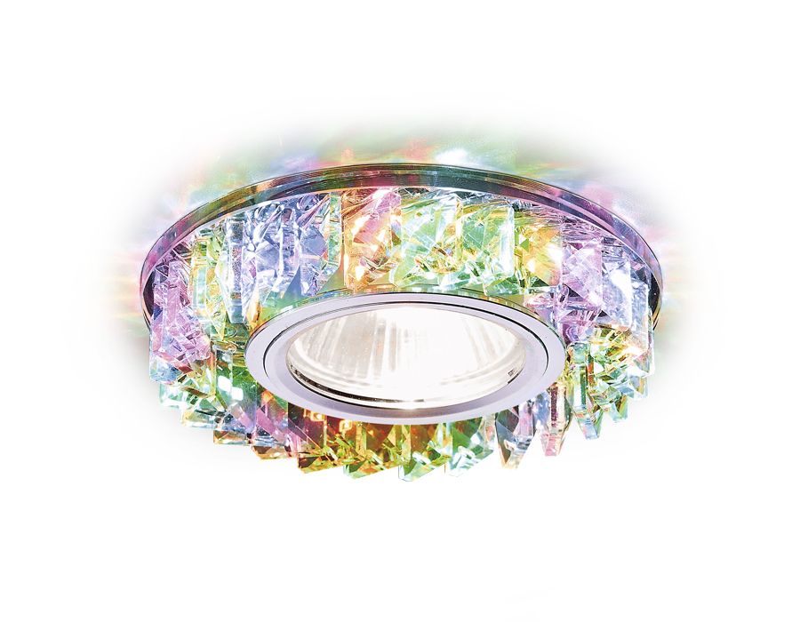 Встраиваемый светильник Ambrella light Crystal S255 CH/M_AMB