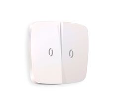 Лицевая панель для 2-клавишных выключателей с подсветкой QUANT Ambrella Volt OMEGA OP2040_AMB