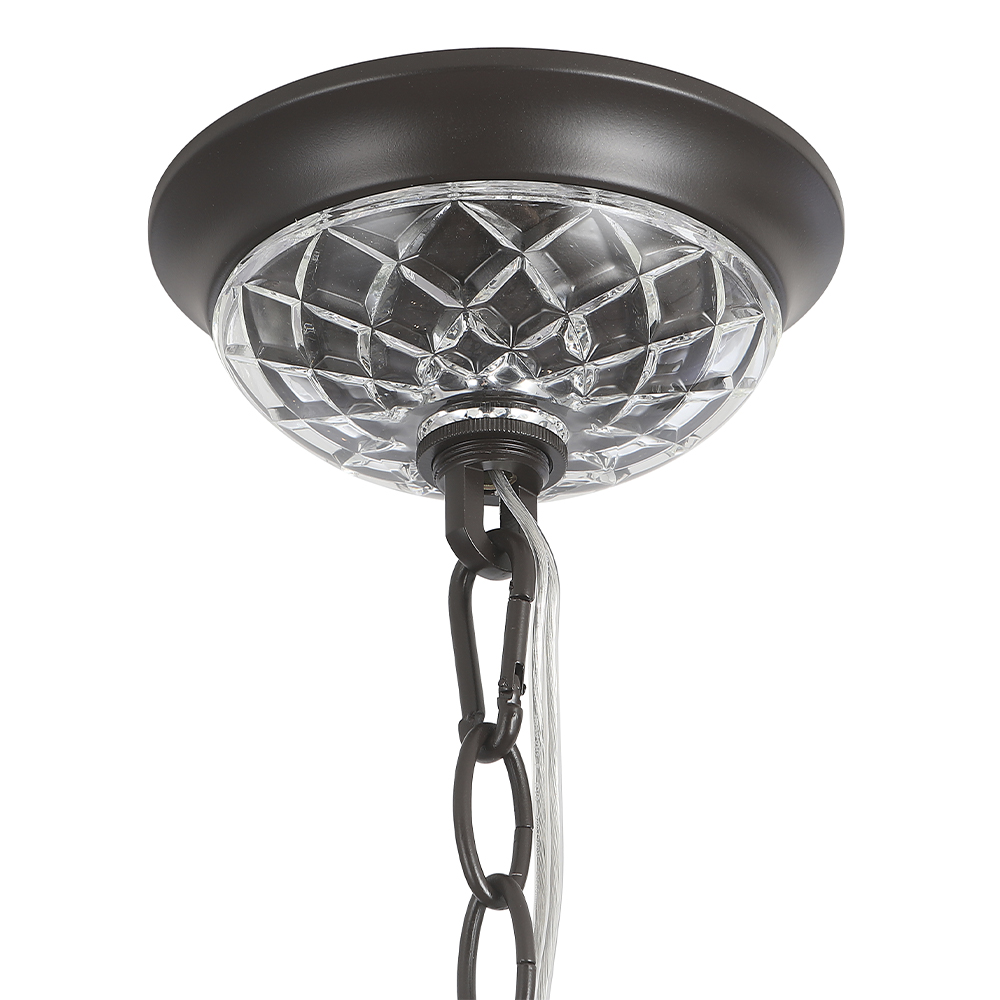 Подвесная люстра Crystal Lux ODELIS ODELIS SP6 BROWN_CR