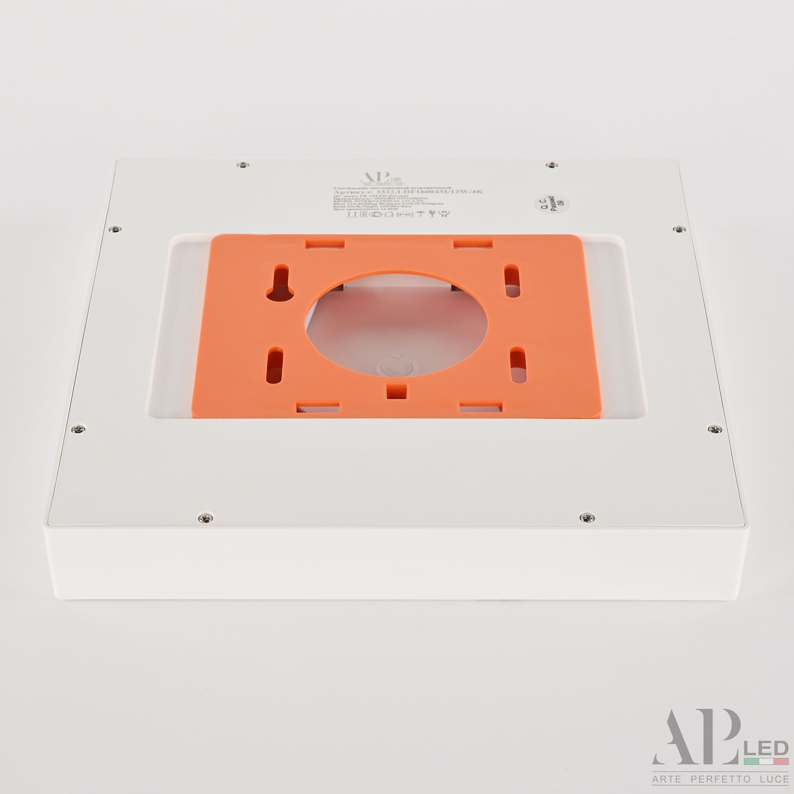 Накладной светильник APL LED Ingrid 3322.LDF1604M/12W/4K_BI