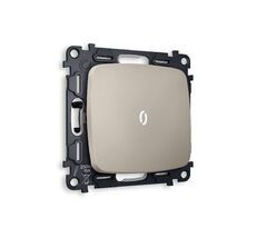 Выключатель одноклавишный проходной с подсветкой 5600K Ambrella Volt OMEGA QUANT MO362035_AMB