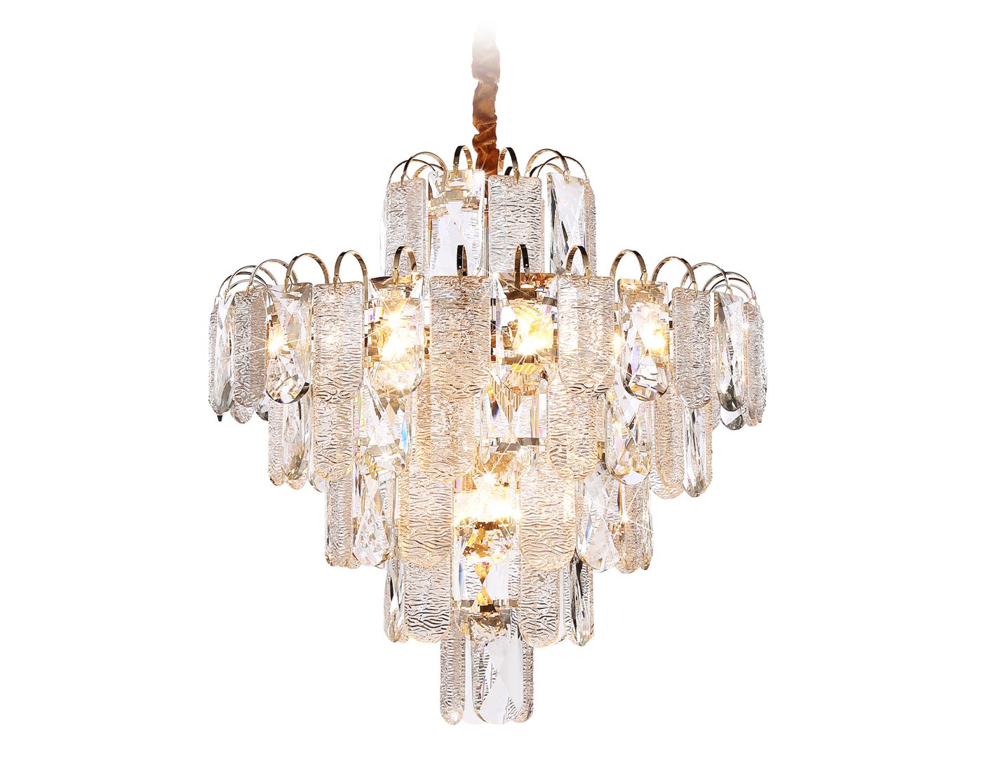 Подвесная люстра Ambrella light с хрусталем Traditional TR5233_AMB