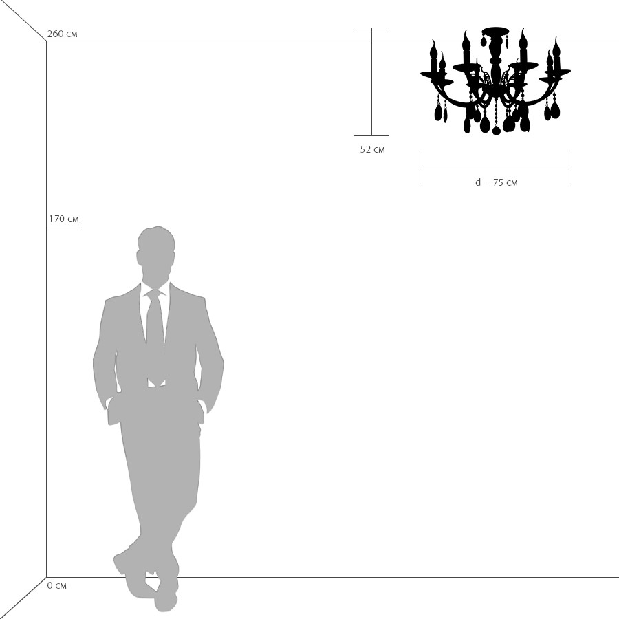 Хрустальная люстра LightStar Stregaro 694081_LS